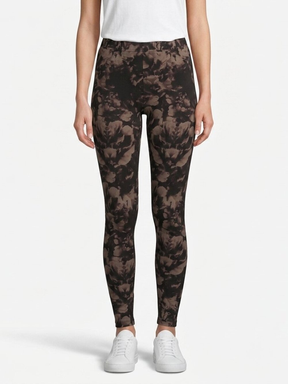 Dex Abstract Floral Stretch Cotton Legging NEW- Sz. XS
